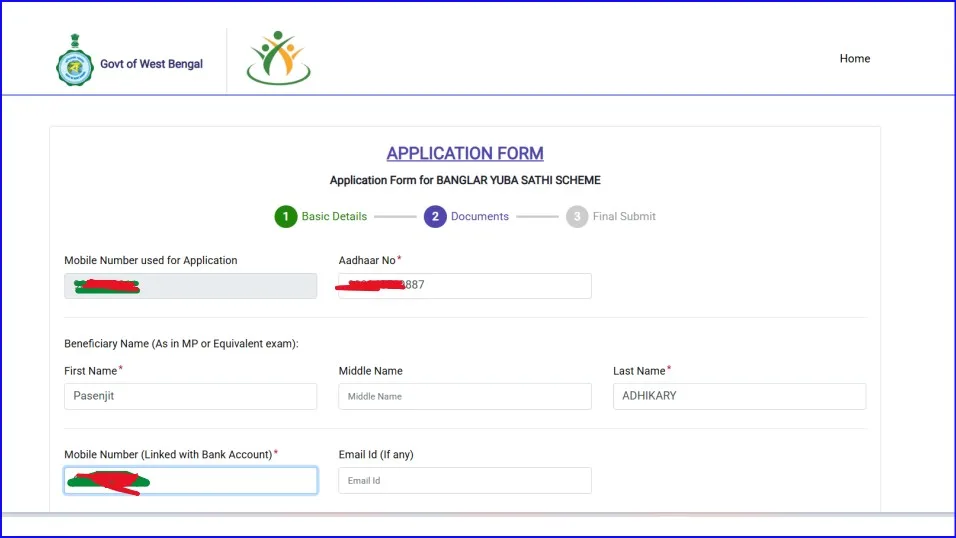 Bekar Bhata - Yuva Sathi Apply Online